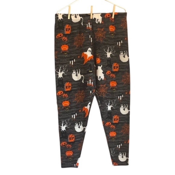Pants - NWOT-Halloween Themed Leggings with Ghost and Pumpkin Print
